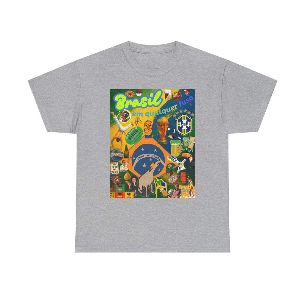 Unisex 100% Algodão OEKO-TEX®  | Brasil em qualquer fuso!