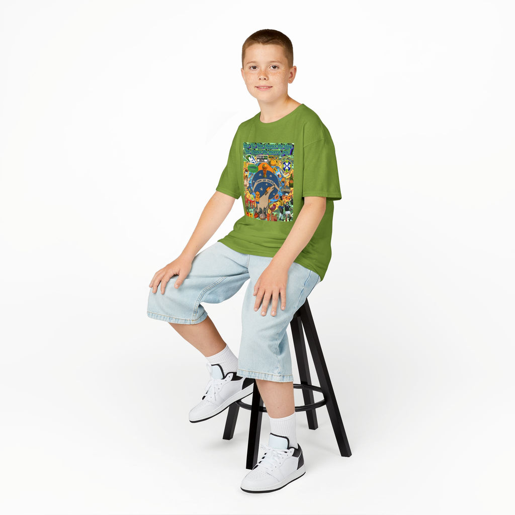 Unisex Kids 100% Algodão- Brasil x Escócia