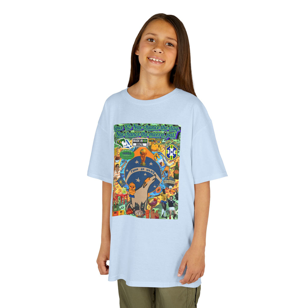 Unisex Kids 100% Algodão- Brasil x Escócia