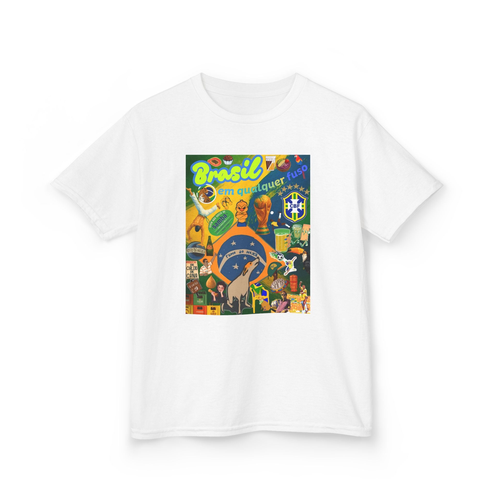 Unisex Kids 100% Algodão | Brasil em qualquer fuso!