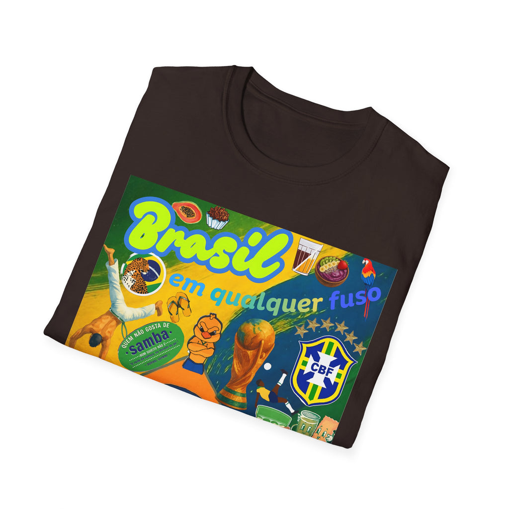 Unisex Graphic T-Shirt | Brasil em qualquer fuso.