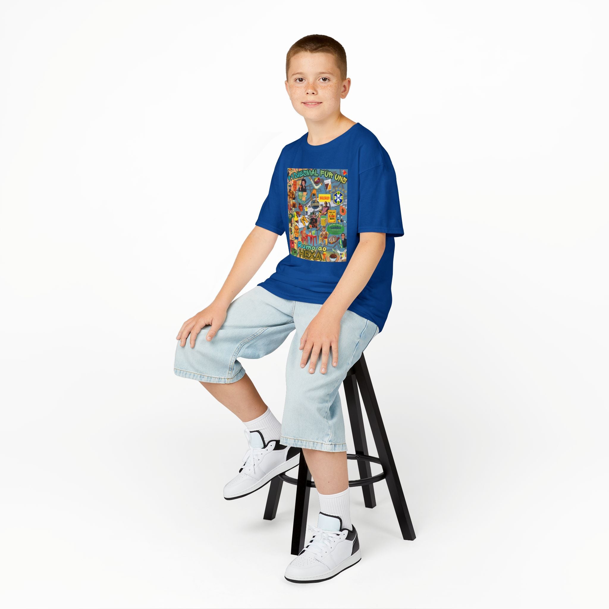Unisex Kids 100% Algodão | Brasil x Alemanha