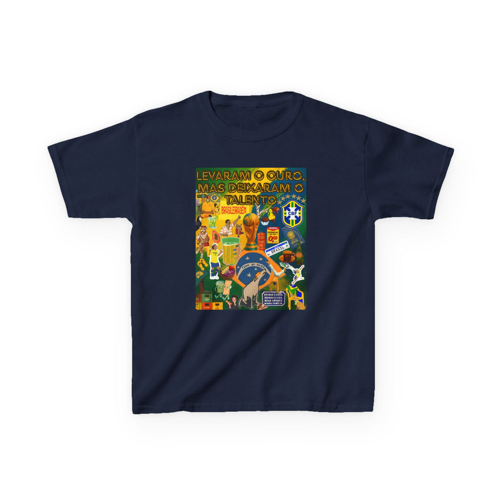 Unisex Kids 100% Algodão | Brasil x Portugal