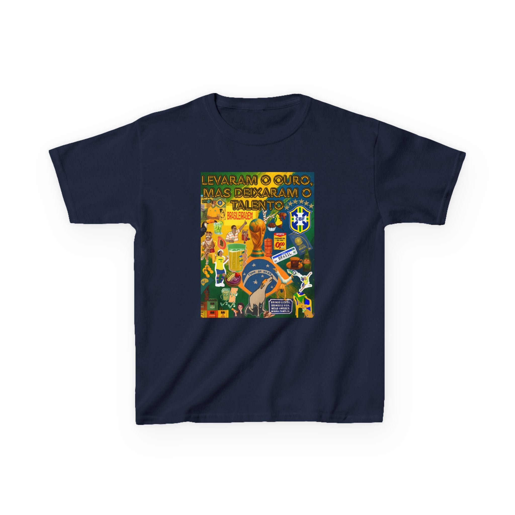 Unisex Kids 100% Algodão | Brasil x Portugal