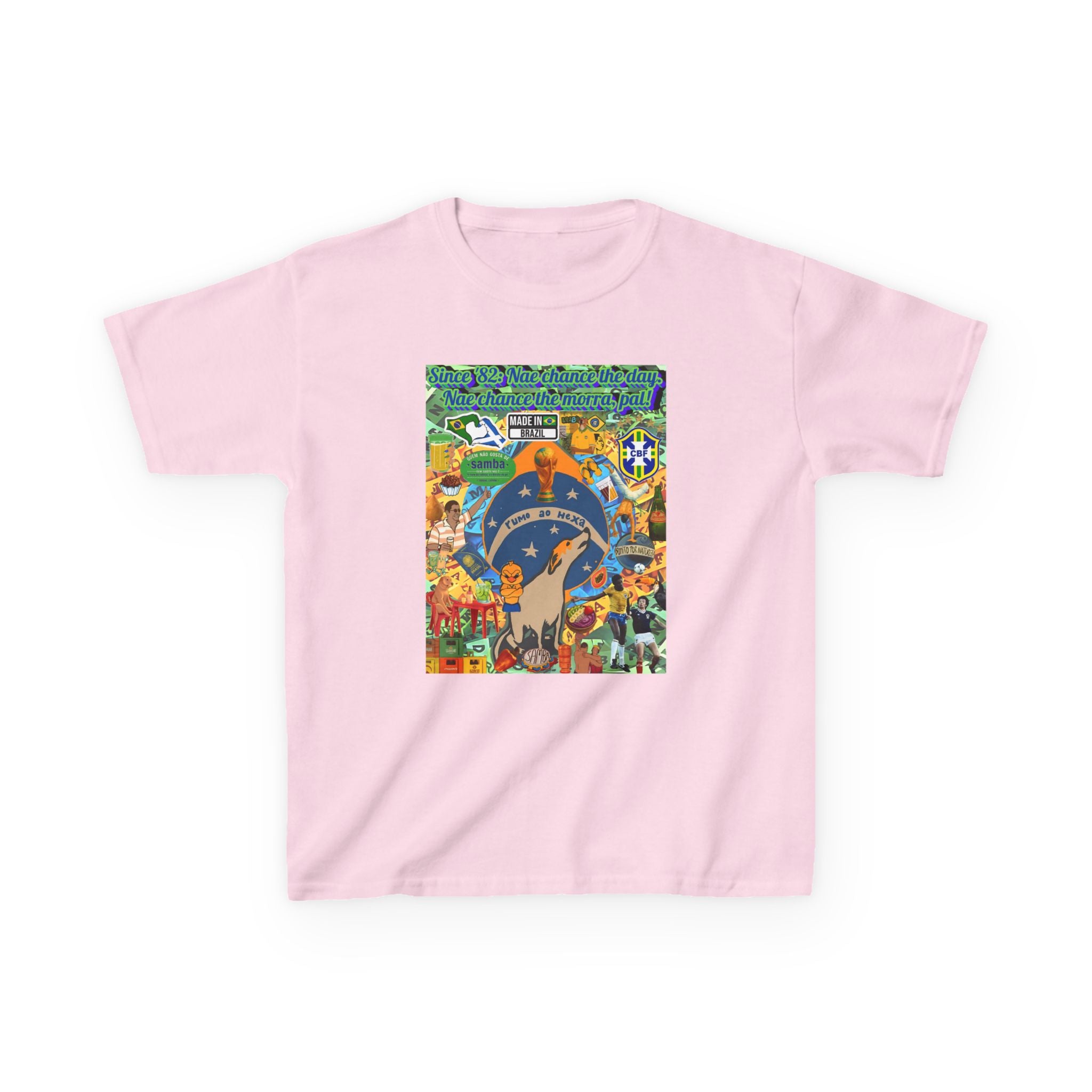 Unisex Kids 100% Algodão- Brasil x Escócia
