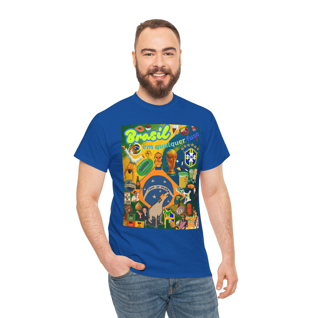 Unisex 100% Algodão OEKO-TEX®  | Brasil em qualquer fuso!