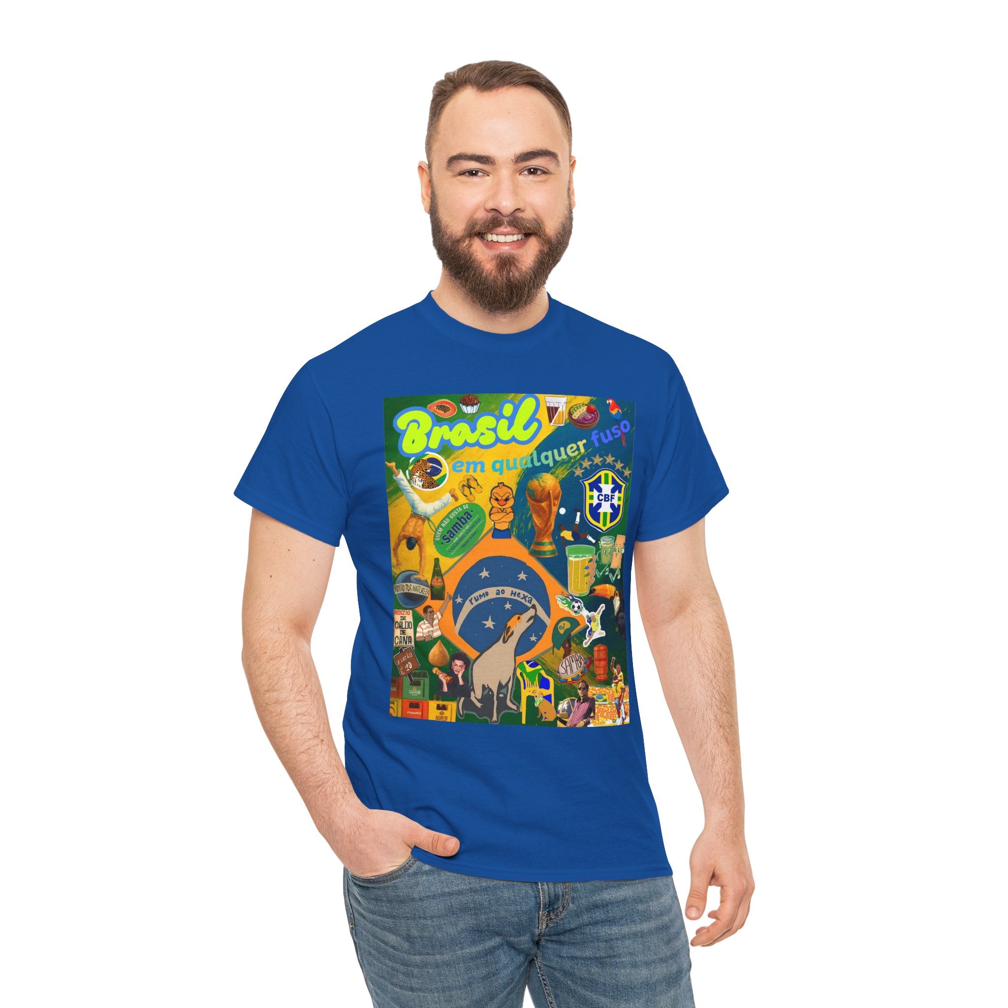 Unisex 100% Algodão OEKO-TEX®  | Brasil em qualquer fuso!