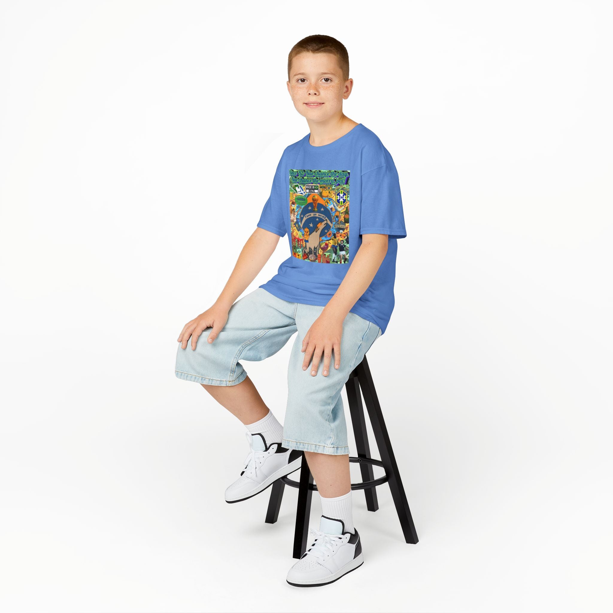 Unisex Kids 100% Algodão- Brasil x Escócia