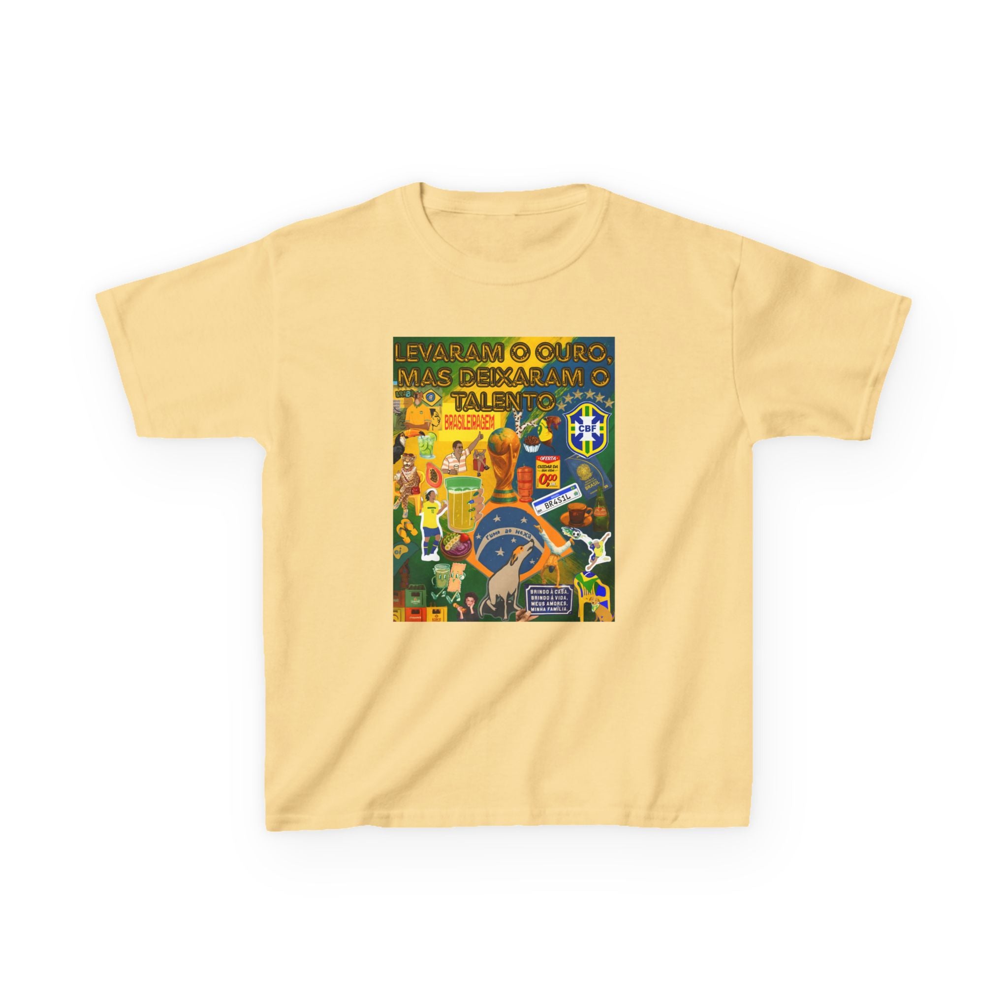 Unisex Kids 100% Algodão | Brasil x Portugal