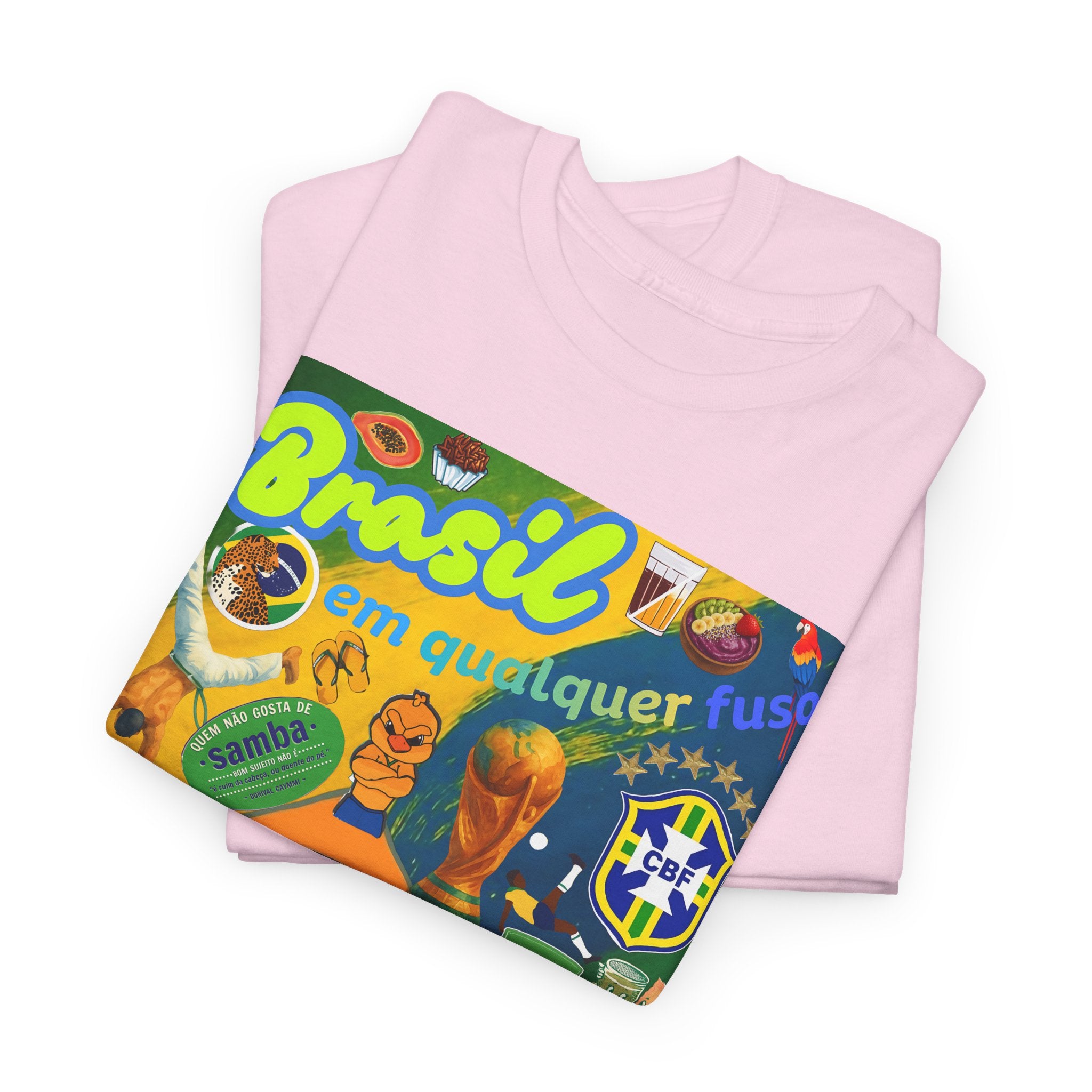 Unisex 100% Algodão OEKO-TEX®  | Brasil em qualquer fuso!