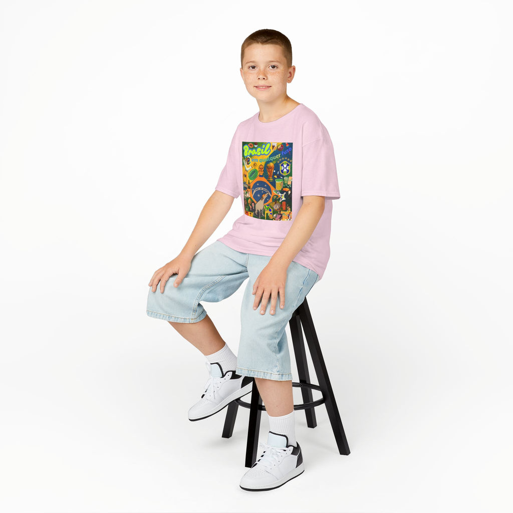 Unisex Kids 100% Algodão | Brasil em qualquer fuso!