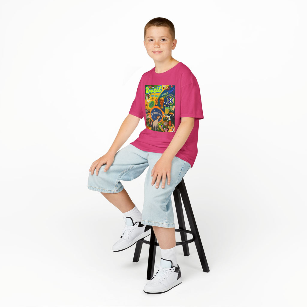Unisex Kids 100% Algodão | Brasil em qualquer fuso!