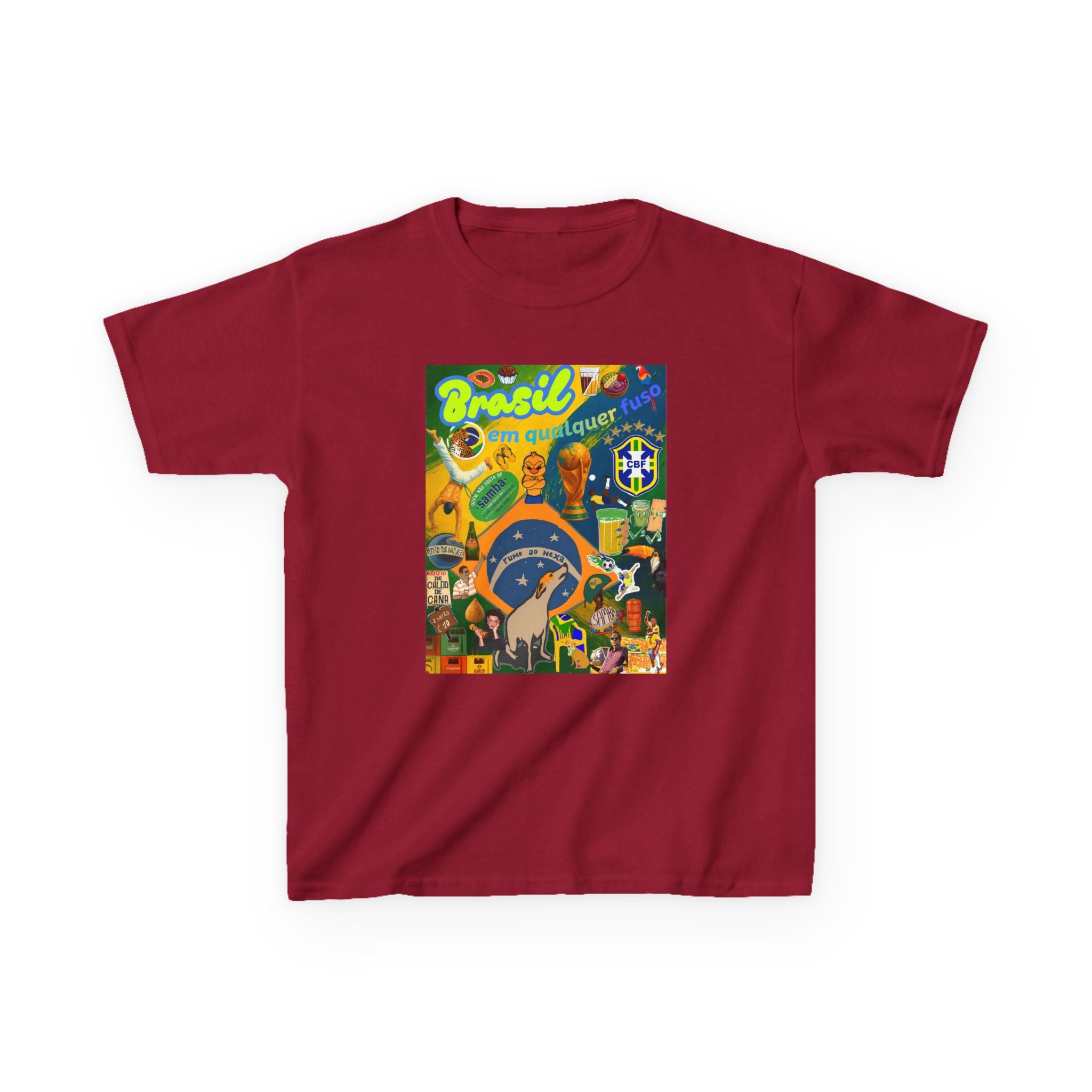 Unisex Kids 100% Algodão | Brasil em qualquer fuso!