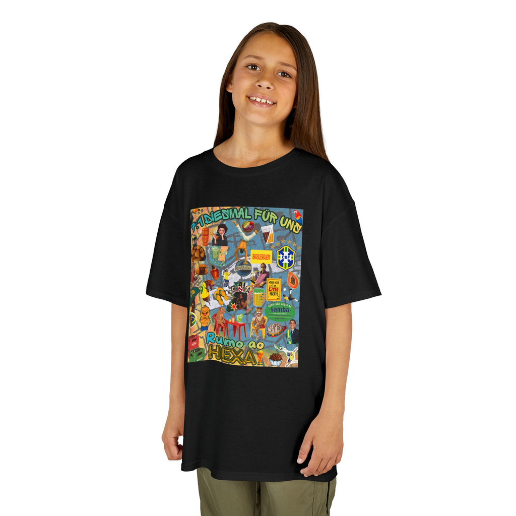 Unisex Kids 100% Algodão | Brasil x Alemanha