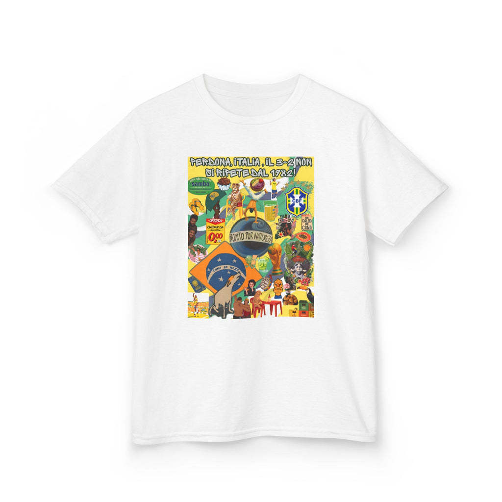Unisex Kids 100% Algodão | Brasil x Itália