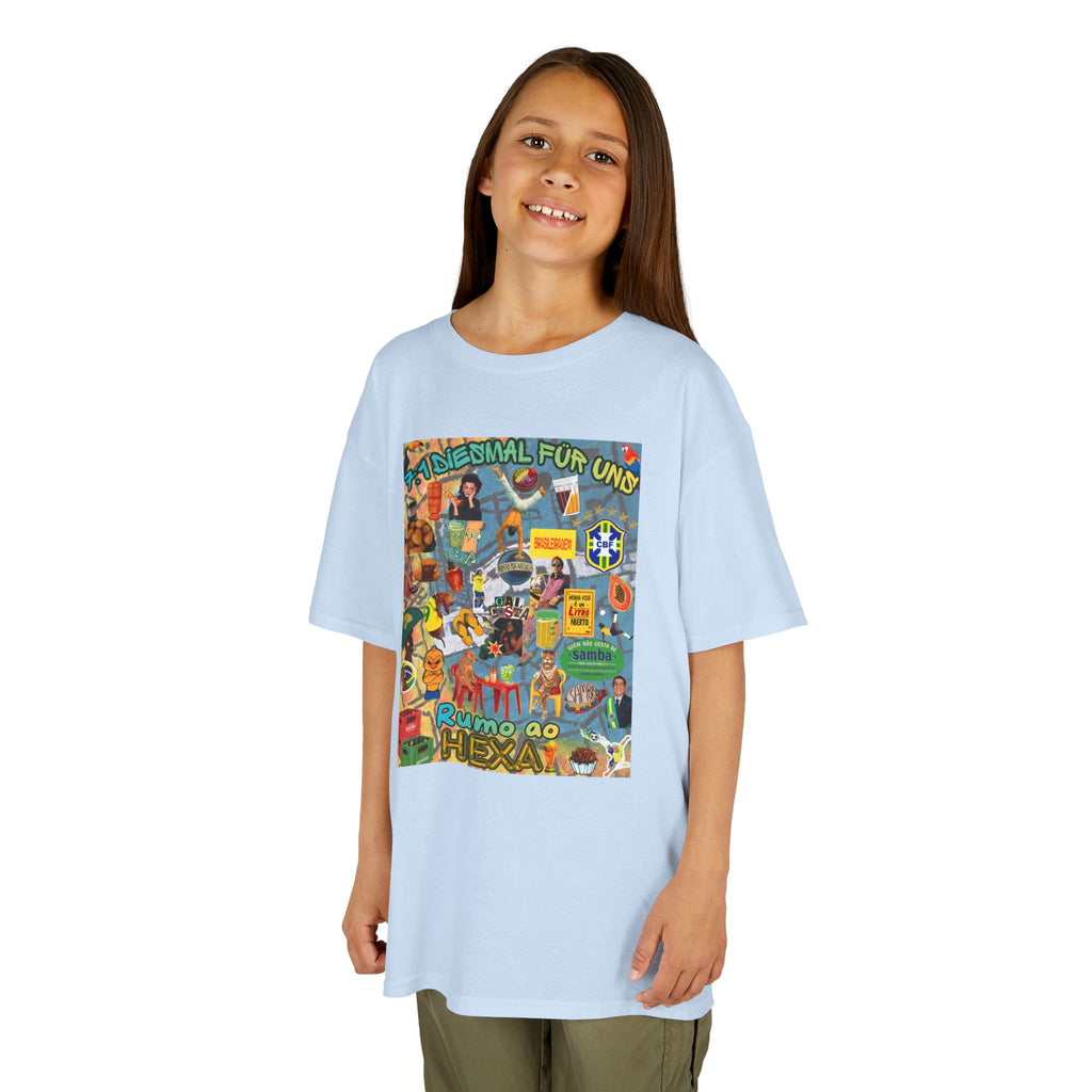 Unisex Kids 100% Algodão | Brasil x Alemanha