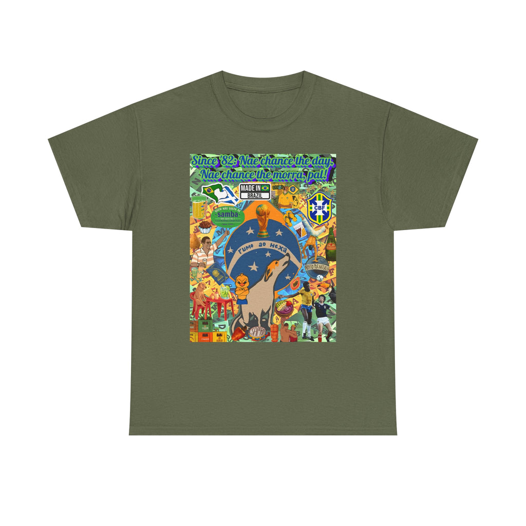 Unisex 100% Algodão OEKO-TEX® | Brasil x Escócia