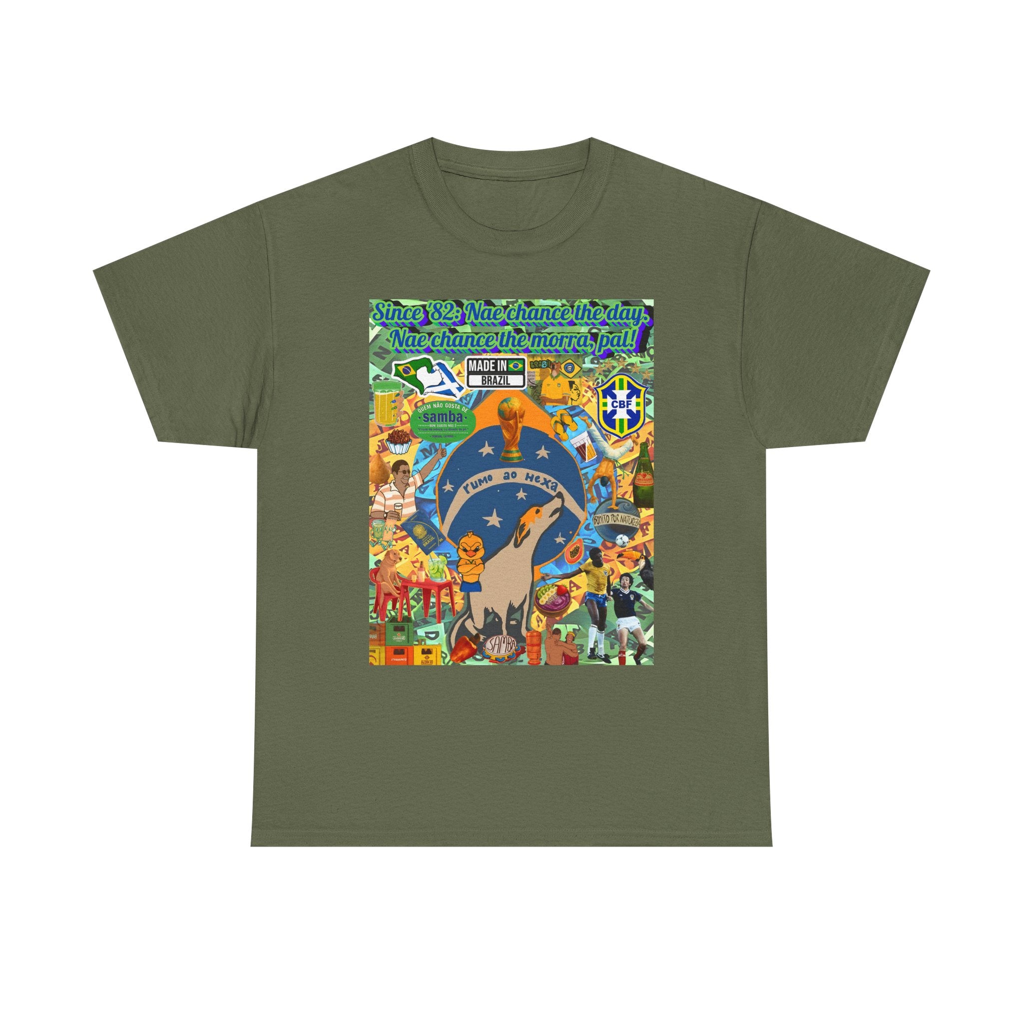 Unisex 100% Algodão OEKO-TEX® | Brasil x Escócia