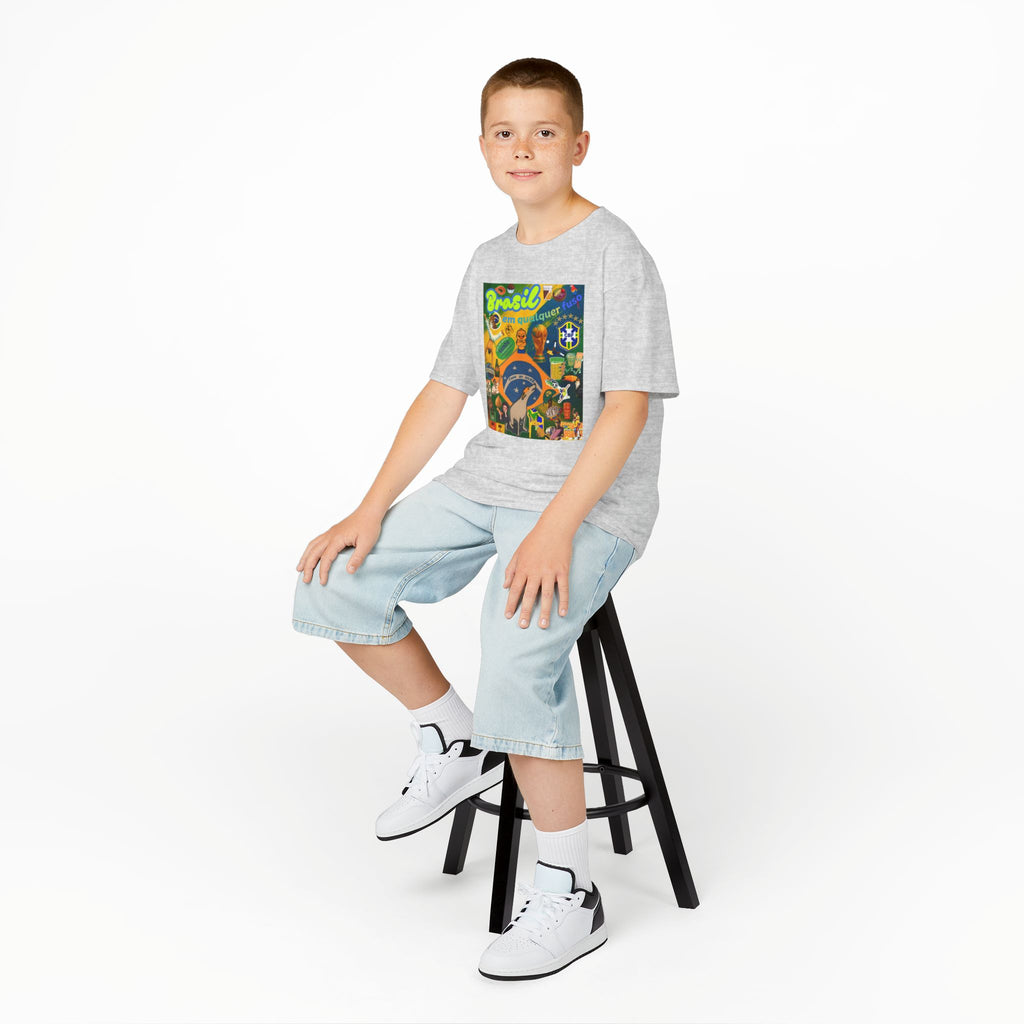 Unisex Kids 100% Algodão | Brasil em qualquer fuso!