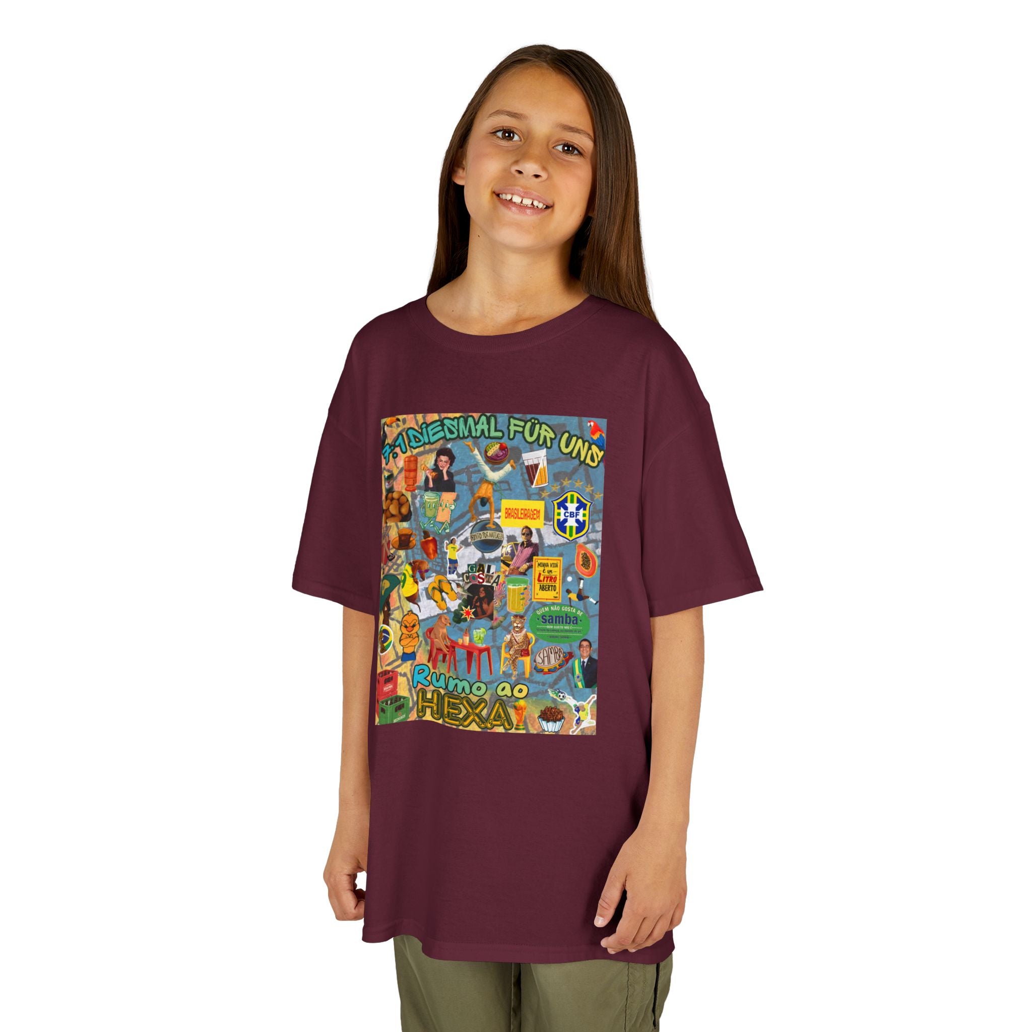 Unisex Kids 100% Algodão | Brasil x Alemanha