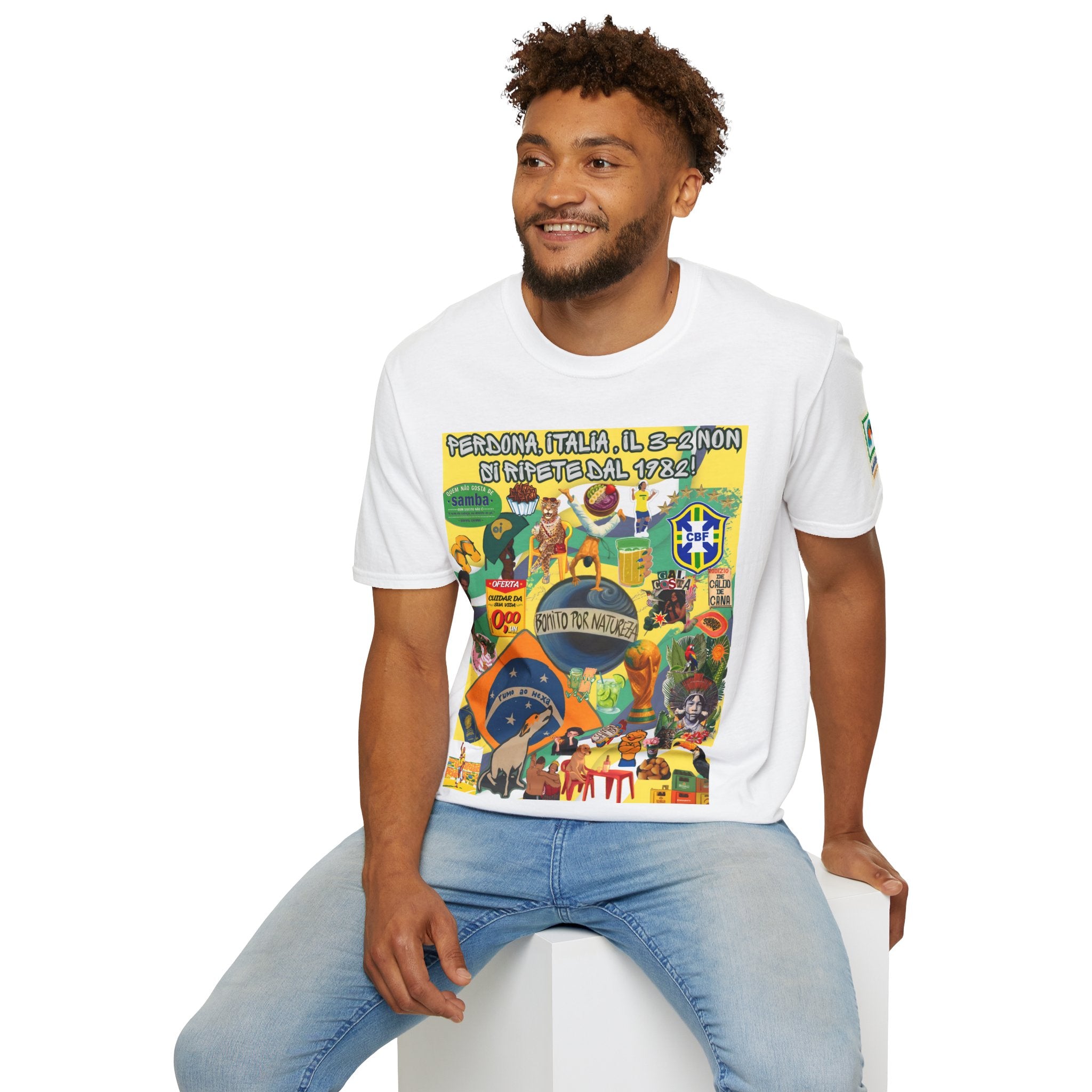 Unisex Graphic T-Shirt | Brasil x Itália
