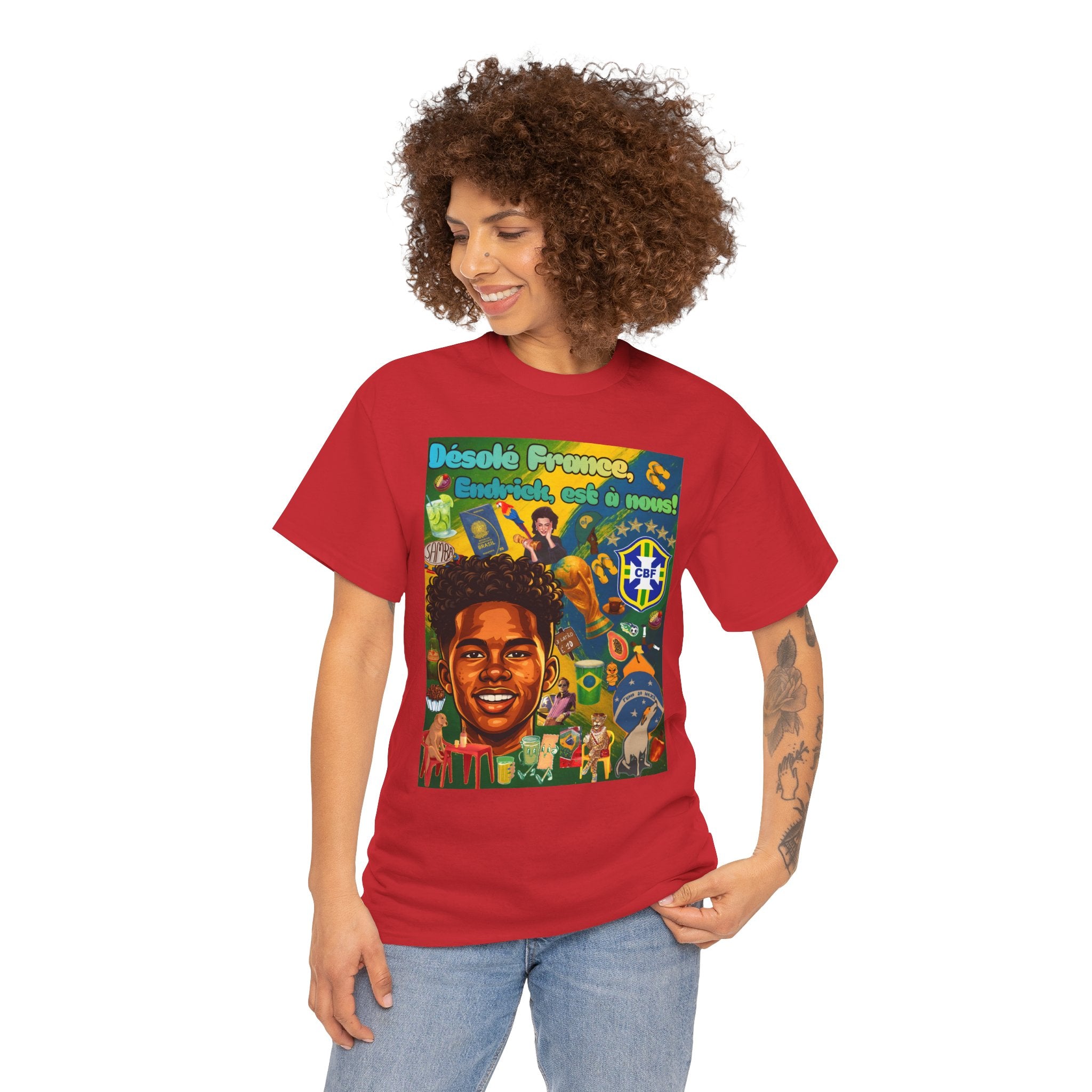 Unisex 100% Algodão OEKO-TEX®  | Brasil x França