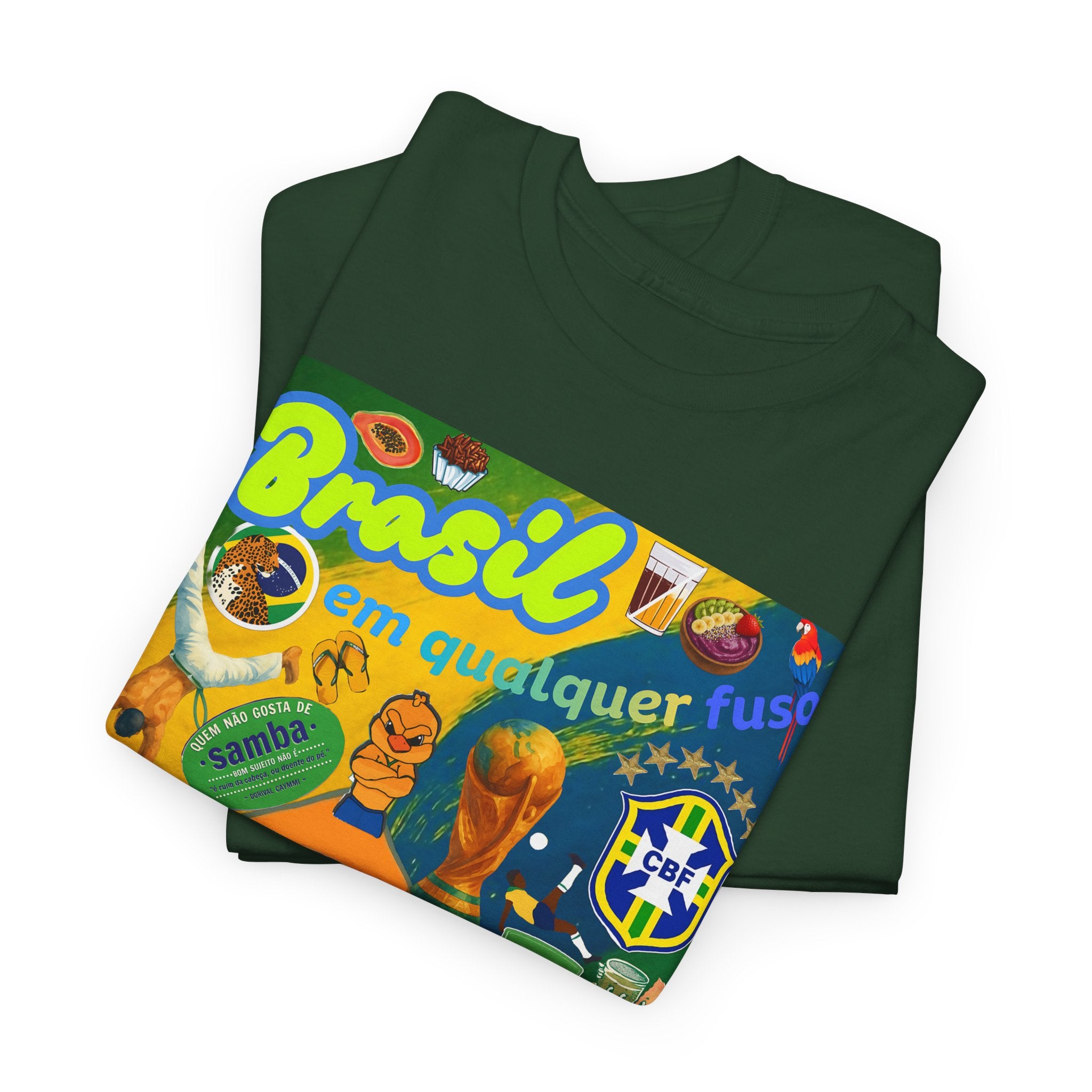 Unisex 100% Algodão OEKO-TEX®  | Brasil em qualquer fuso!
