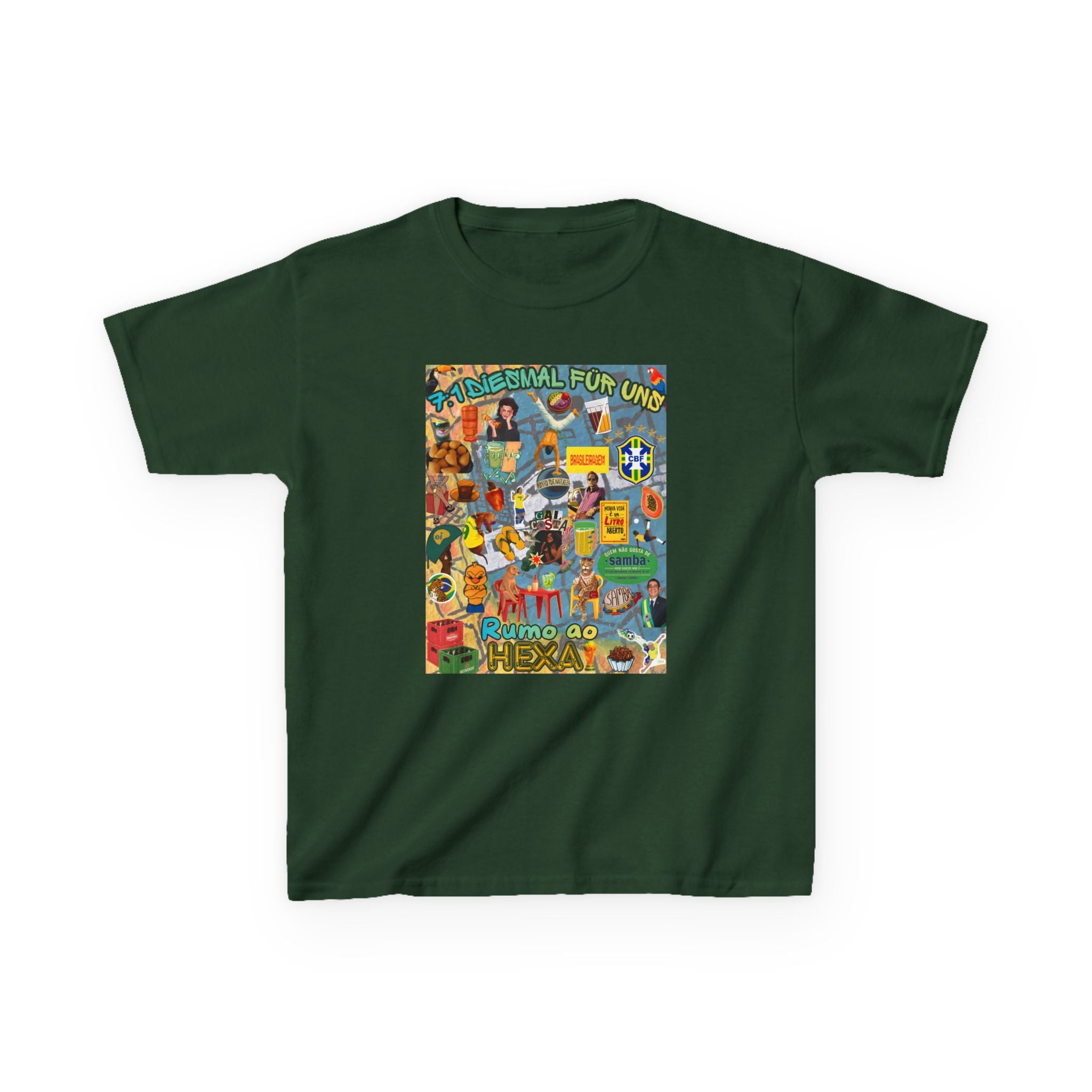 Unisex Kids 100% Algodão | Brasil x Alemanha