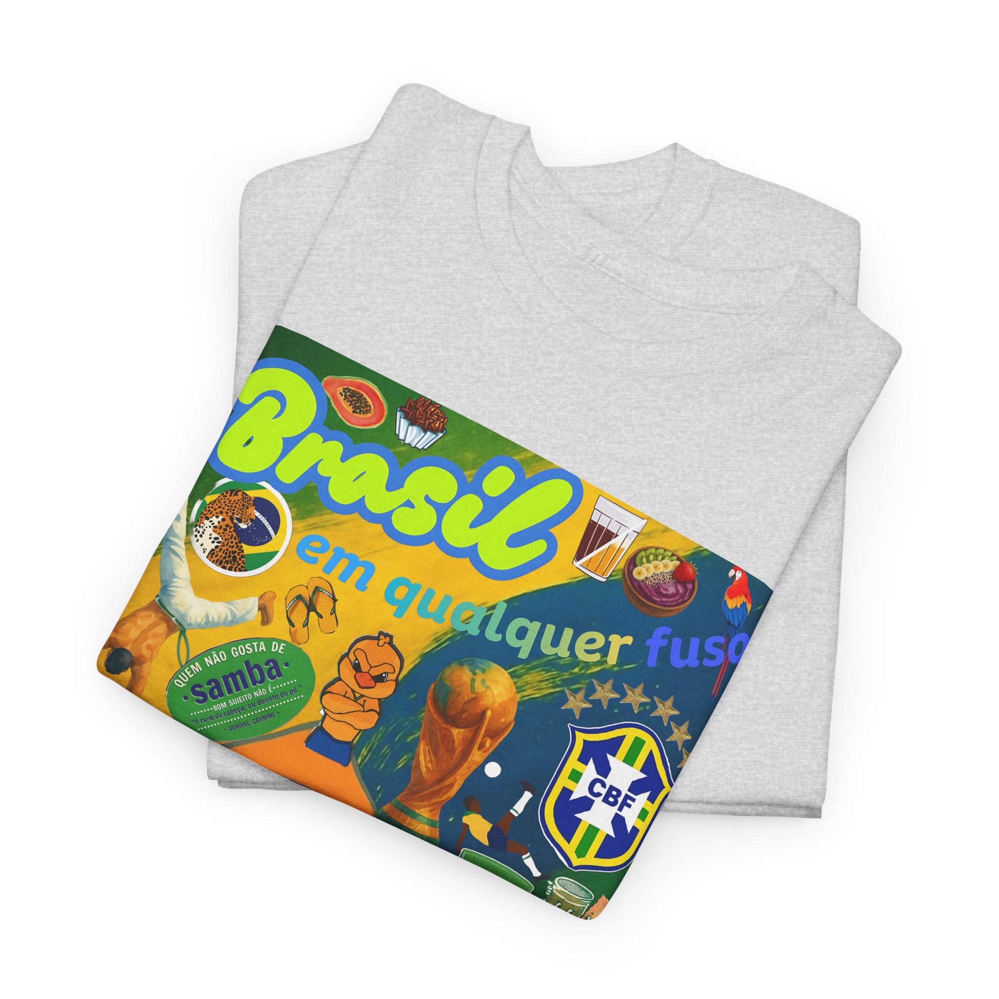 Unisex 100% Algodão OEKO-TEX®  | Brasil em qualquer fuso!