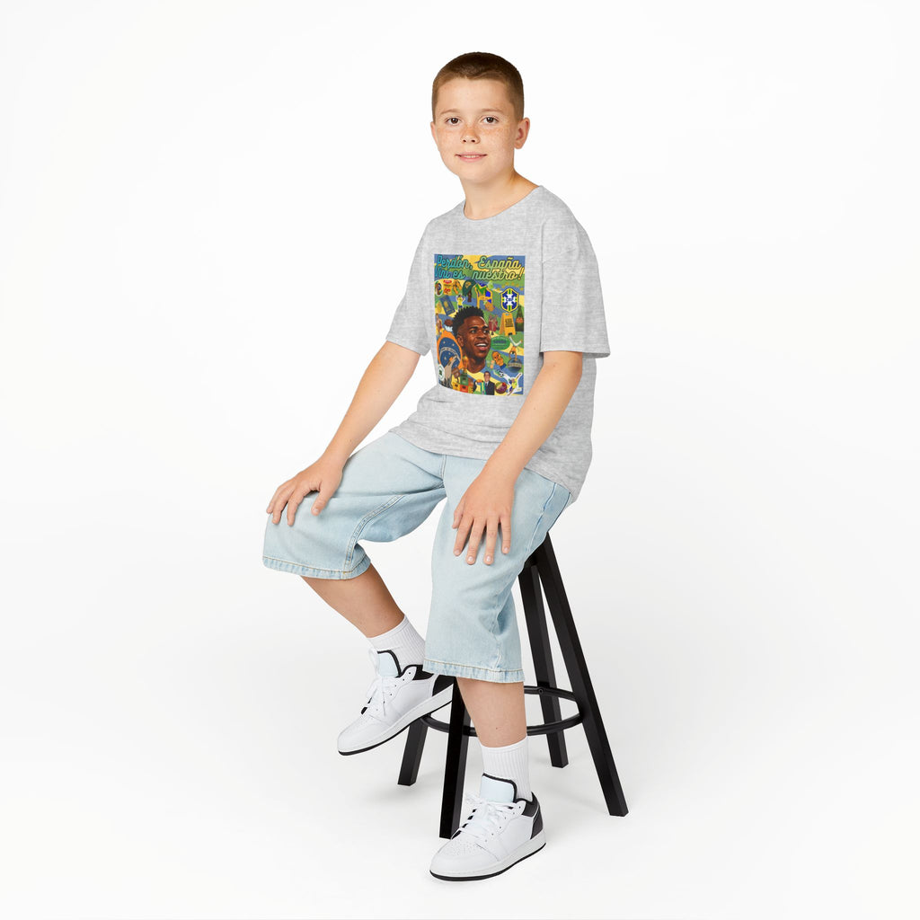 Unisex Kids 100% Algodão | Brasil x Espanha