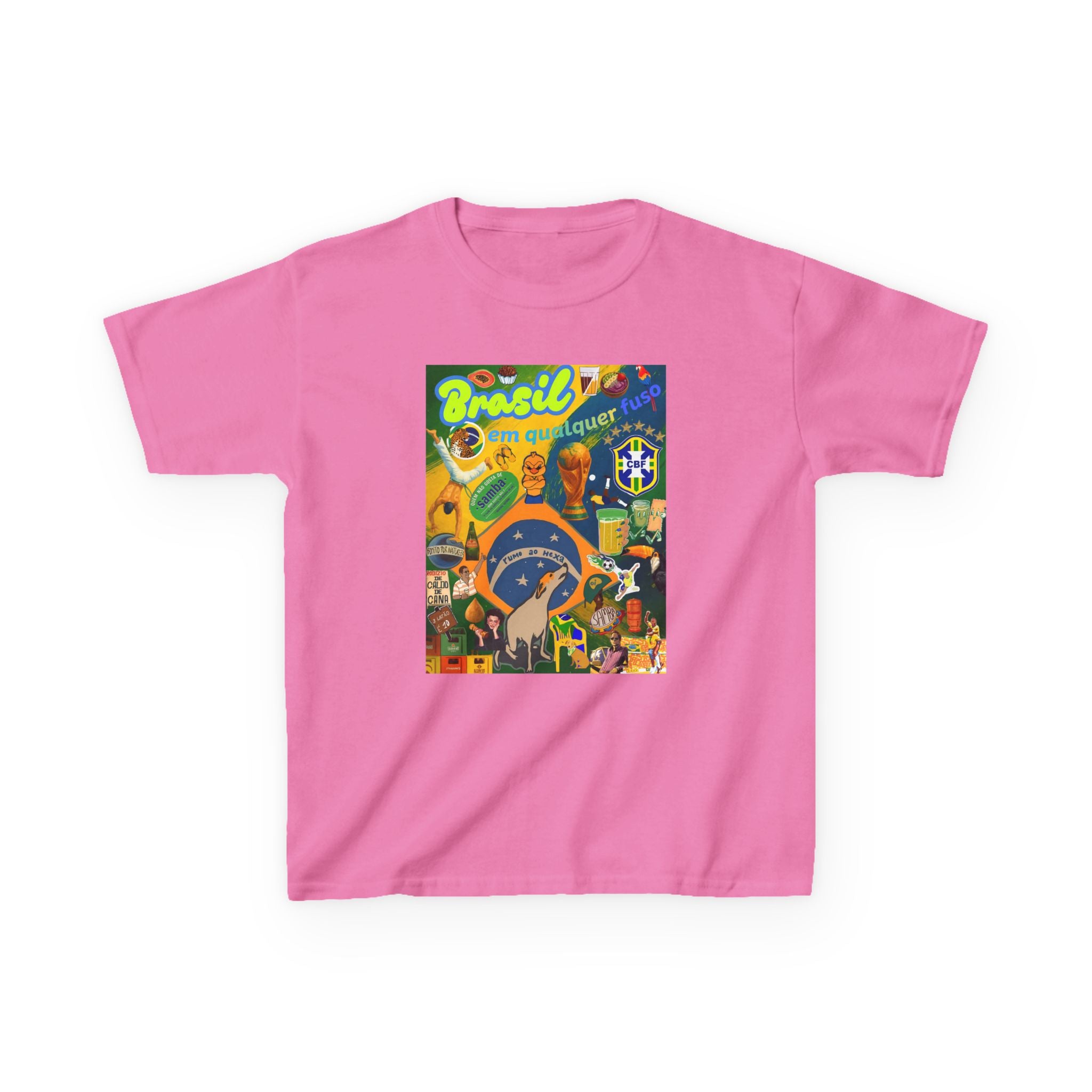 Unisex Kids 100% Algodão | Brasil em qualquer fuso!