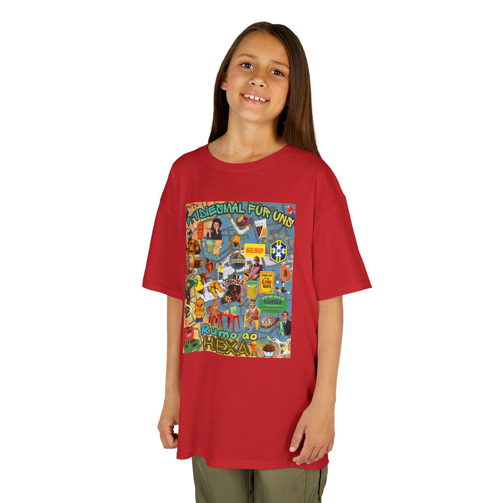 Unisex Kids 100% Algodão | Brasil x Alemanha