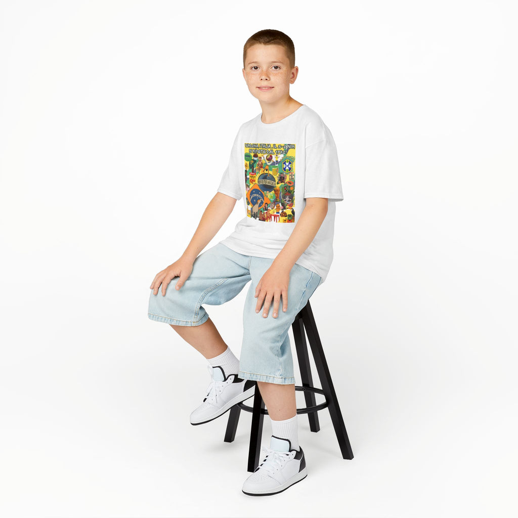 Unisex Kids 100% Algodão | Brasil x Itália