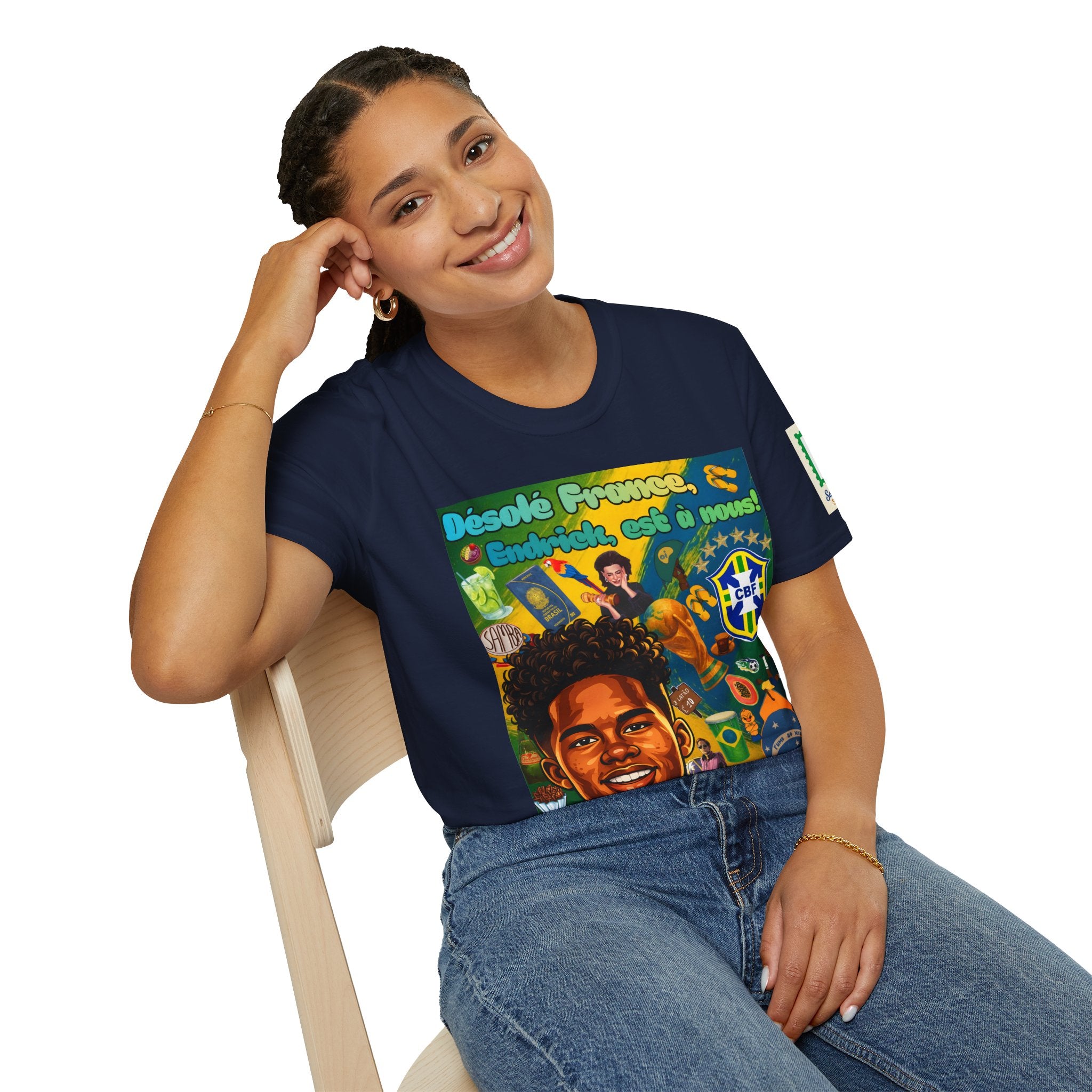 Unisex Graphic T-Shirt | Brasil x França