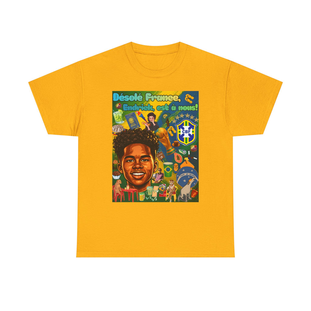 Unisex 100% Algodão OEKO-TEX®  | Brasil x França