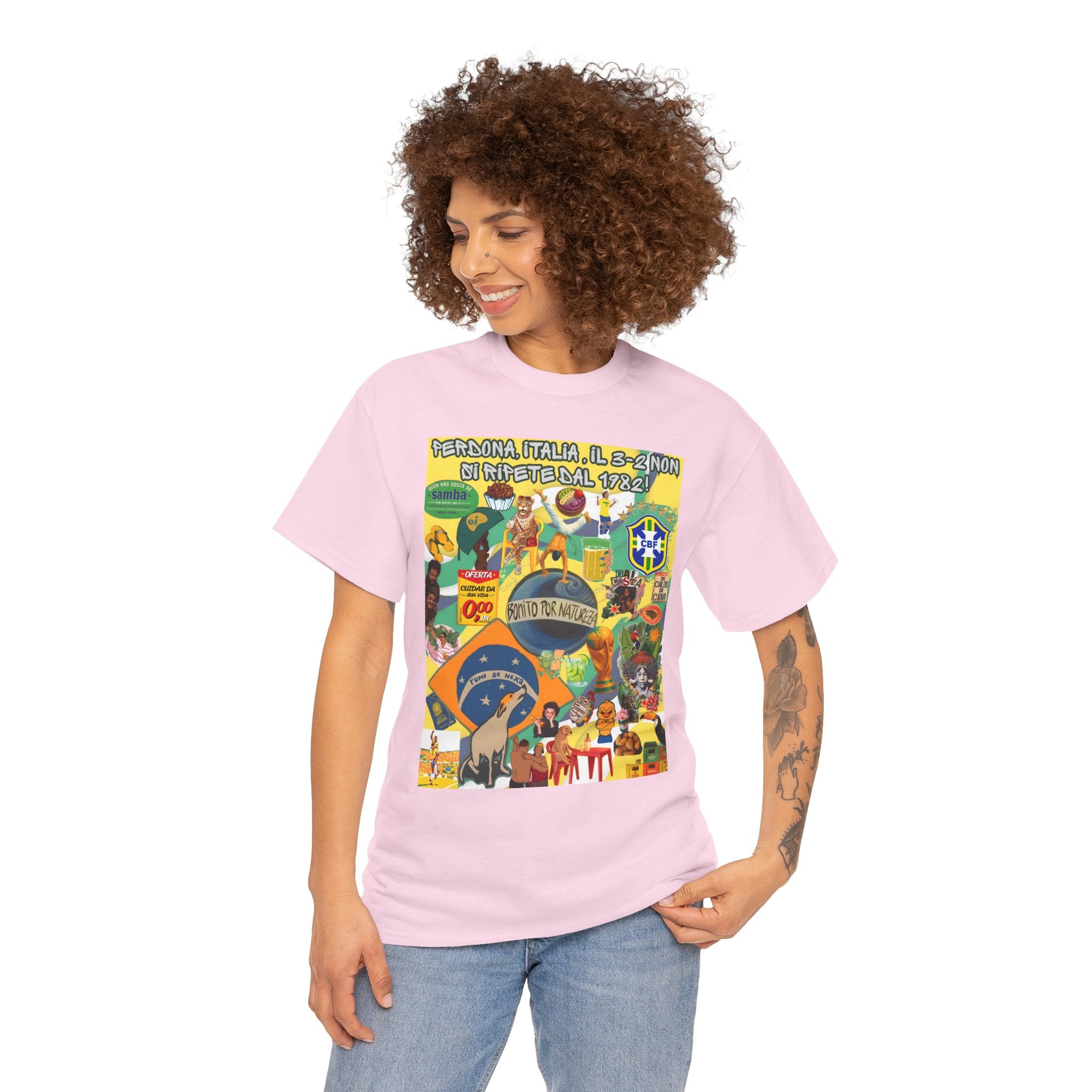 Unisex 100% Algodão OEKO-TEX® | Brasil x Itália