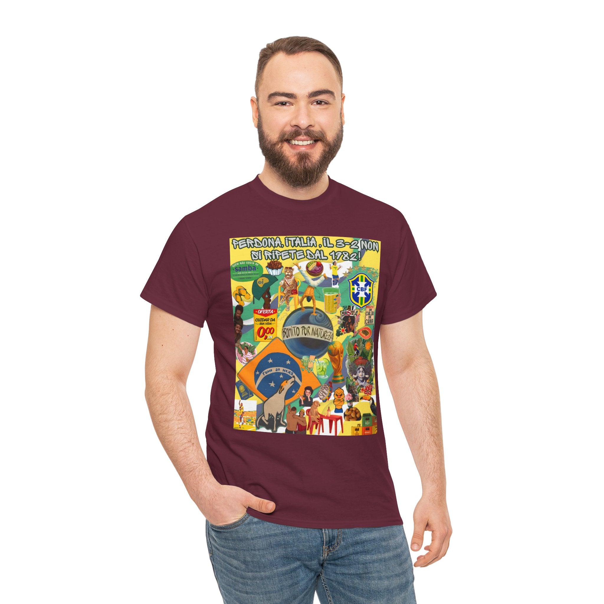 Unisex 100% Algodão OEKO-TEX® | Brasil x Itália