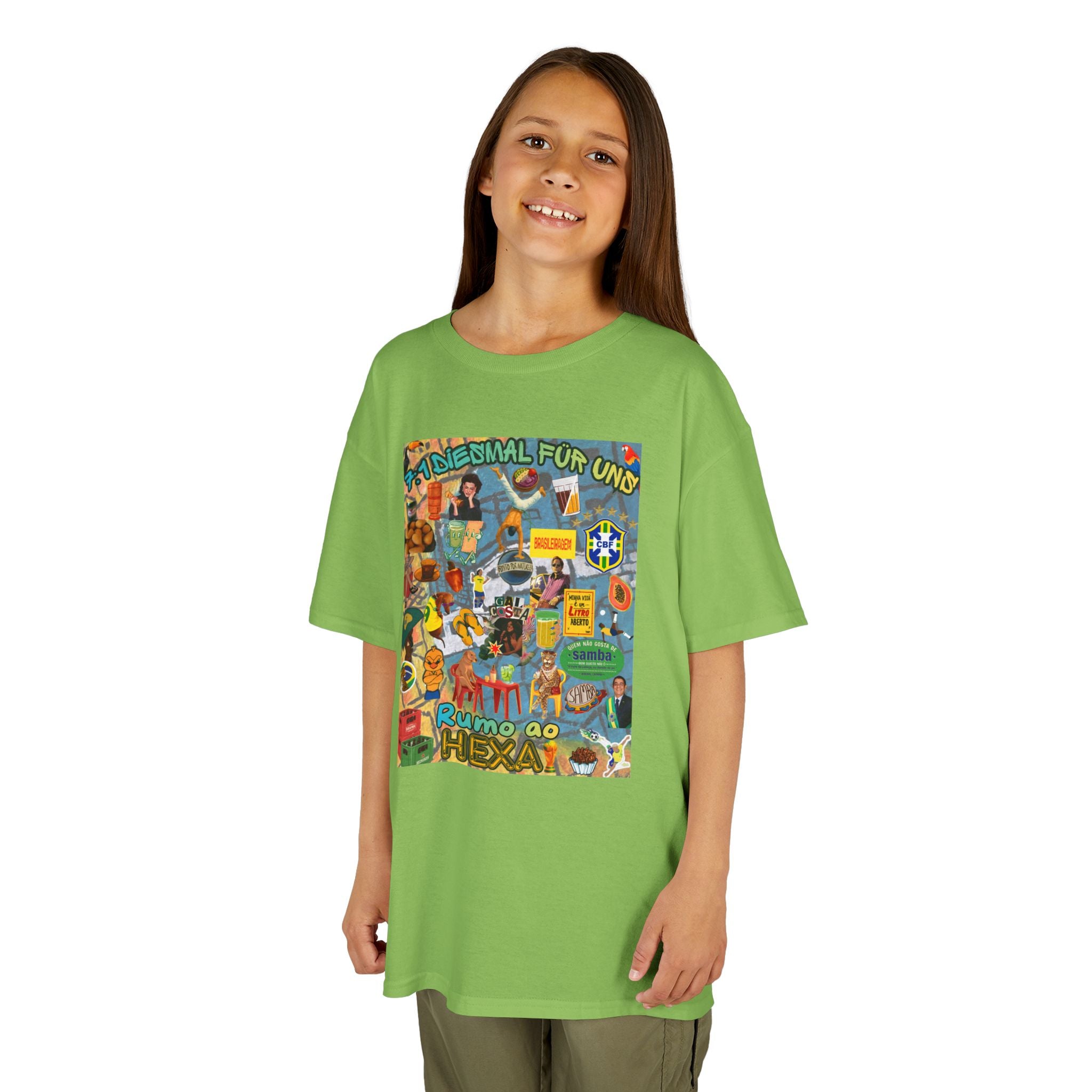 Unisex Kids 100% Algodão | Brasil x Alemanha