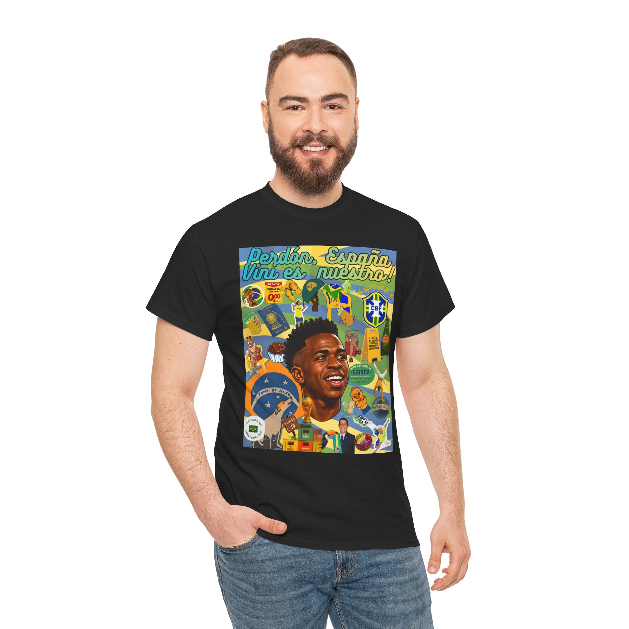 Unisex 100% Algodão OEKO-TEX®  | Brasil x Espanha