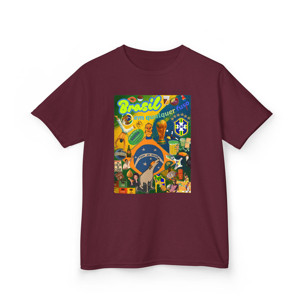 Unisex Kids 100% Algodão | Brasil em qualquer fuso!