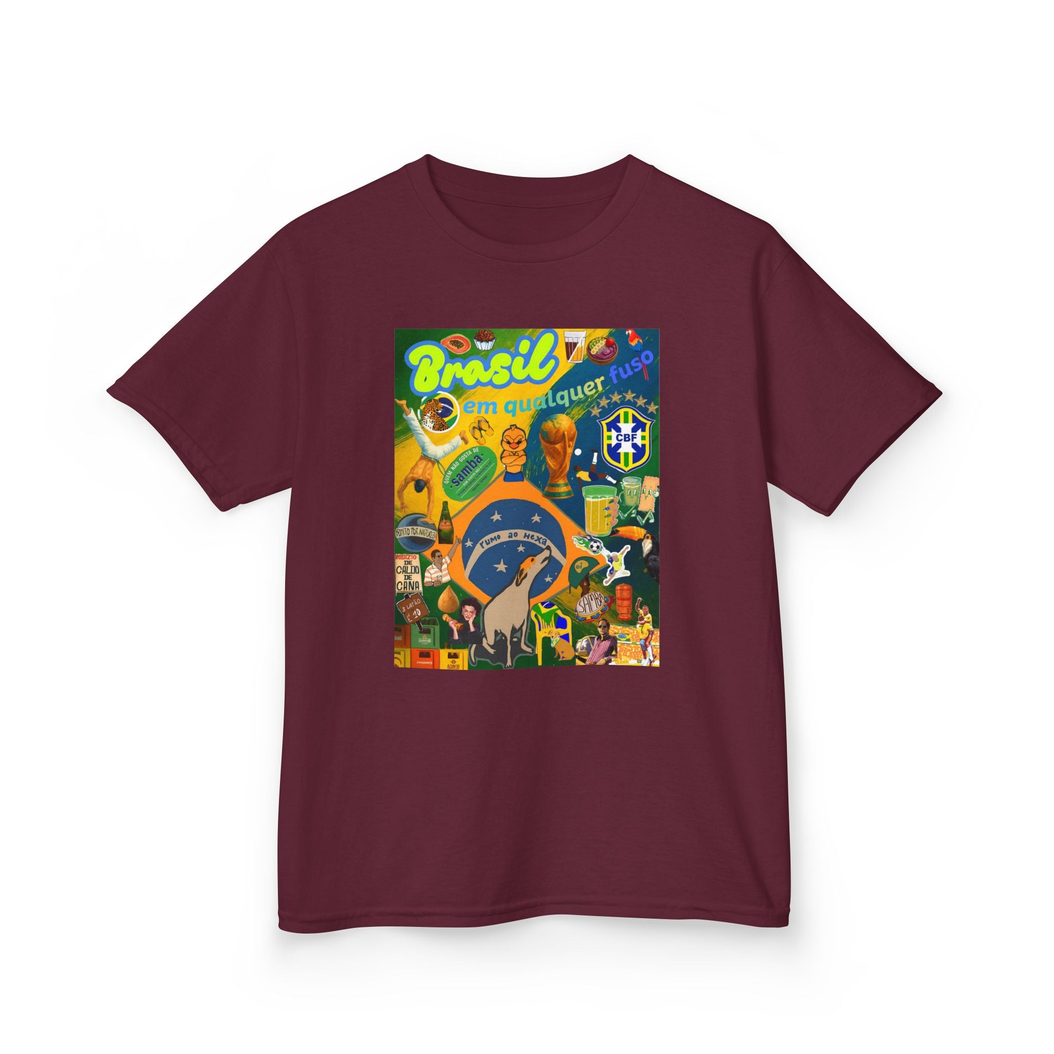 Unisex Kids 100% Algodão | Brasil em qualquer fuso!