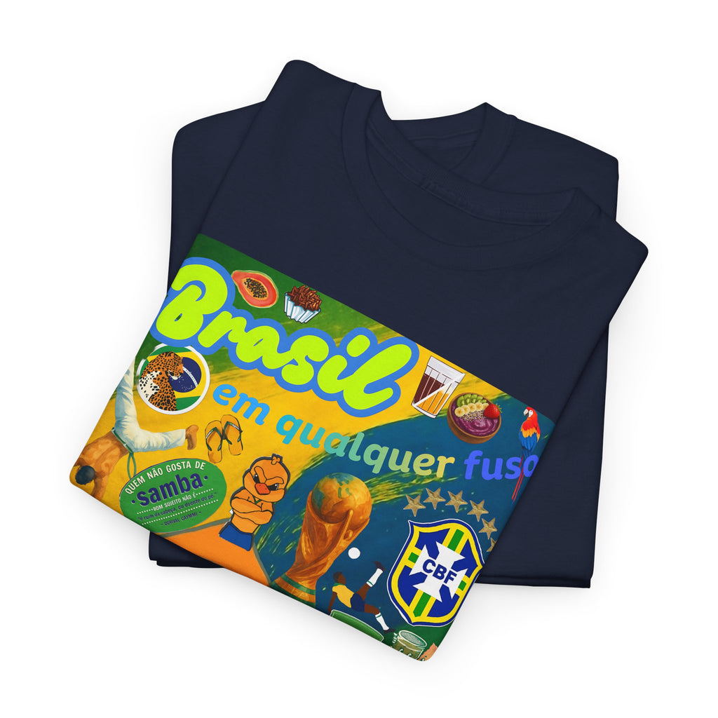 Unisex 100% Algodão OEKO-TEX®  | Brasil em qualquer fuso!