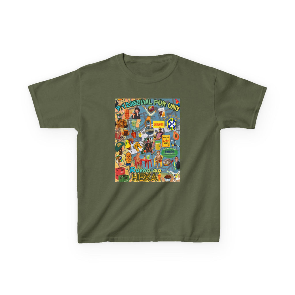 Unisex Kids 100% Algodão | Brasil x Alemanha
