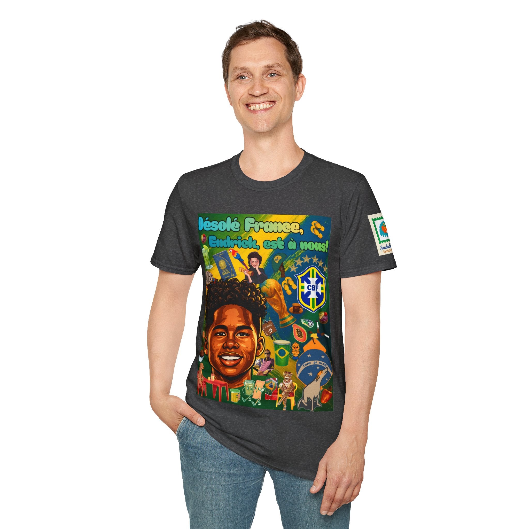 Unisex Graphic T-Shirt | Brasil x França