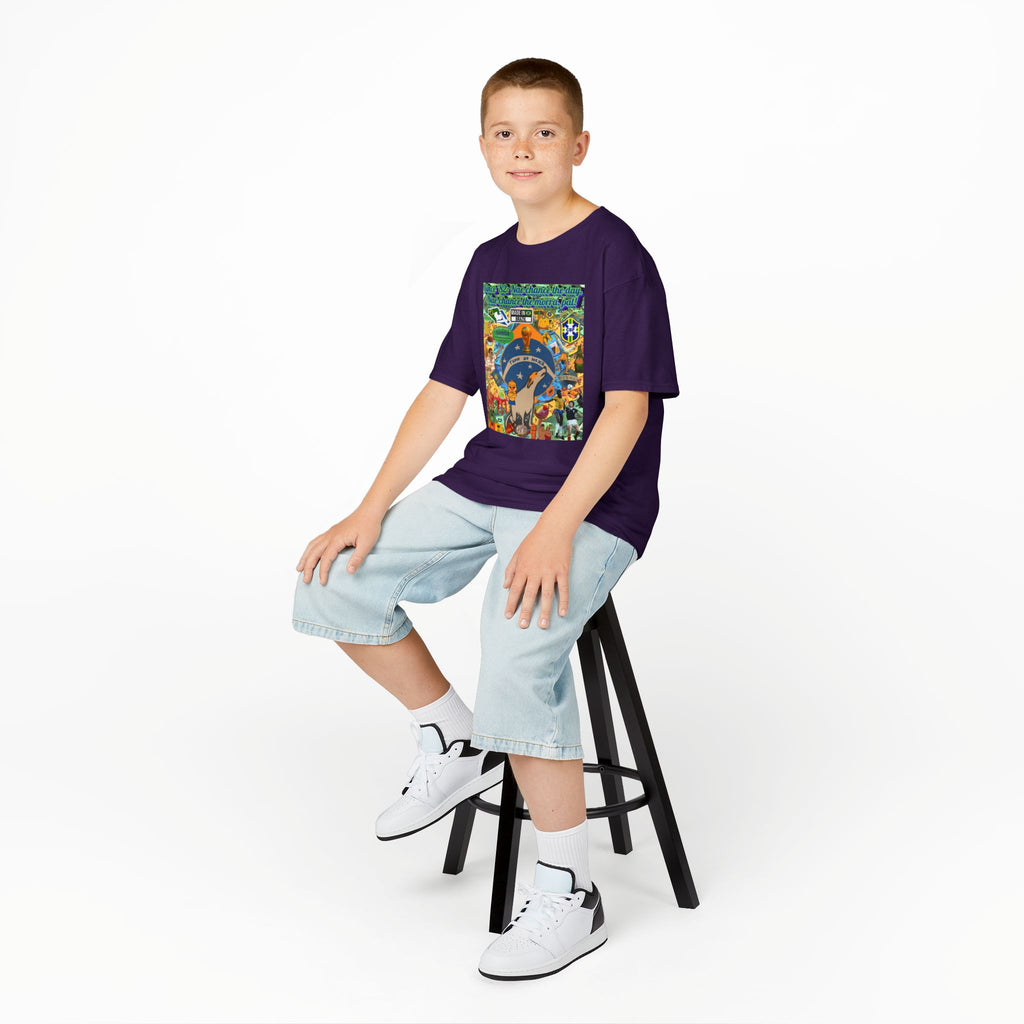 Unisex Kids 100% Algodão- Brasil x Escócia
