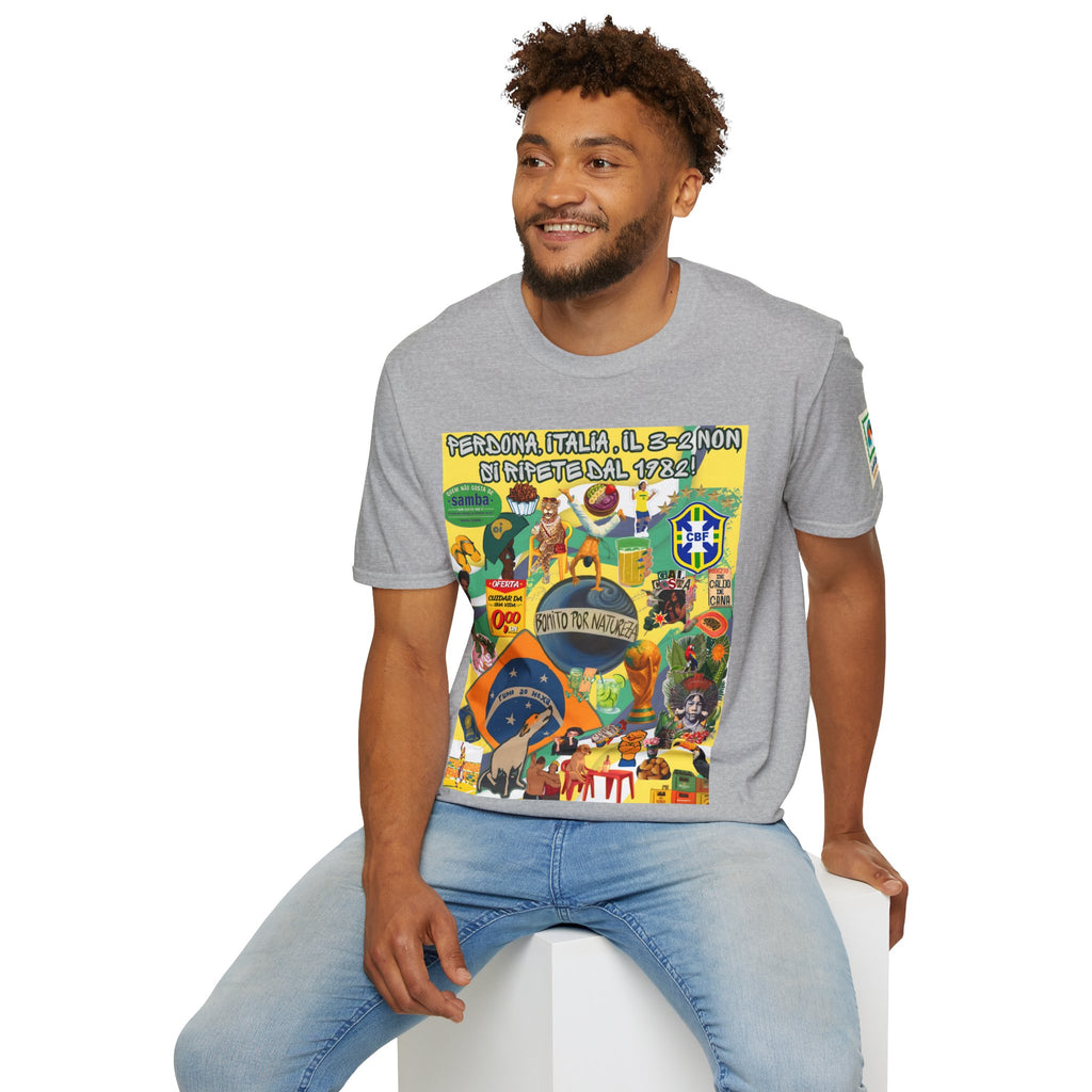 Unisex Graphic T-Shirt | Brasil x Itália