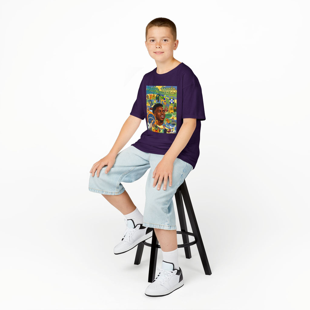 Unisex Kids 100% Algodão | Brasil x Espanha