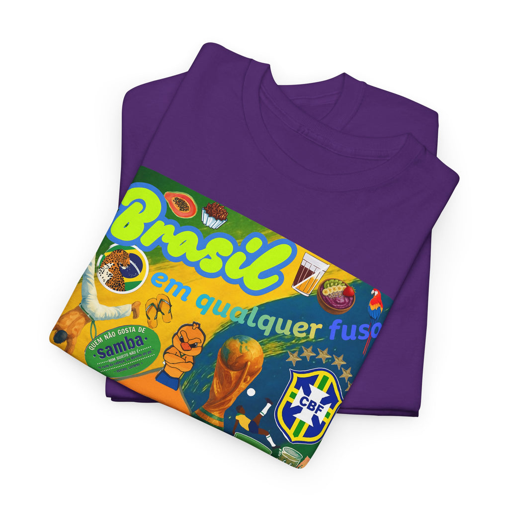 Unisex 100% Algodão OEKO-TEX®  | Brasil em qualquer fuso!