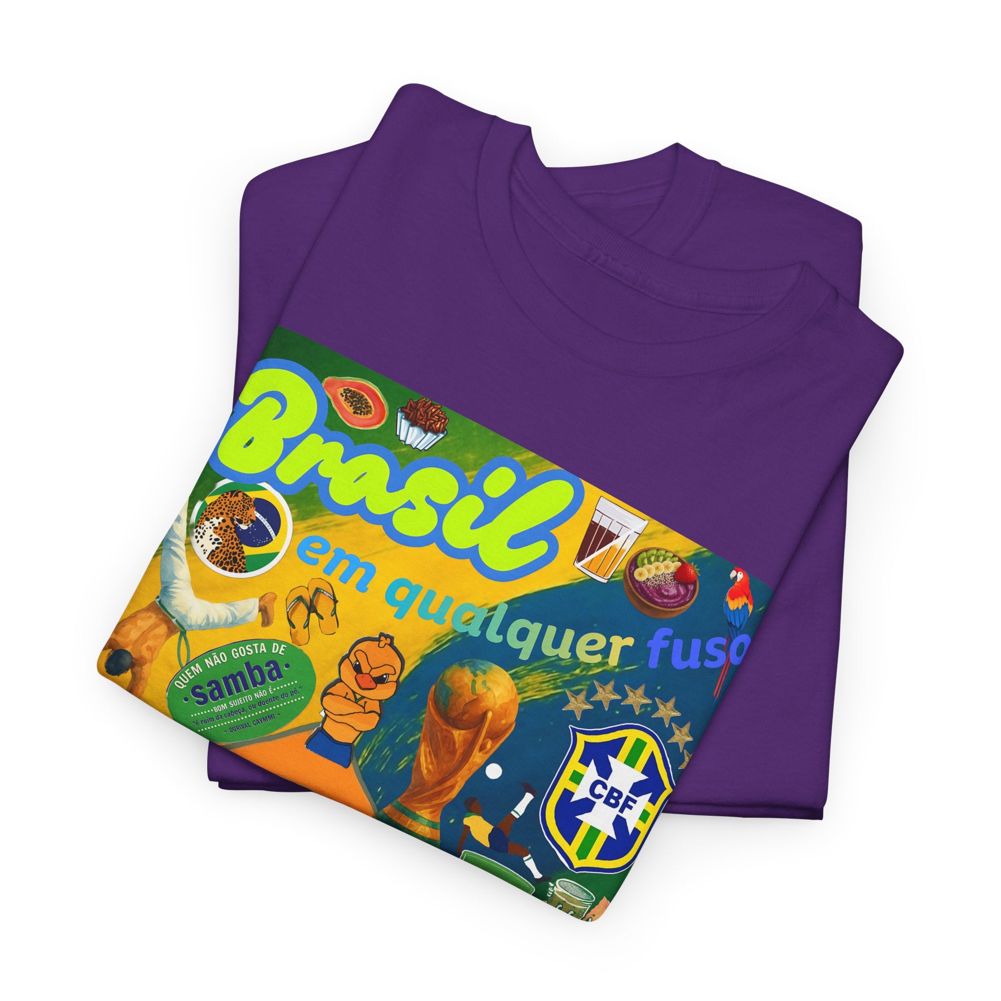 Unisex 100% Algodão OEKO-TEX®  | Brasil em qualquer fuso!