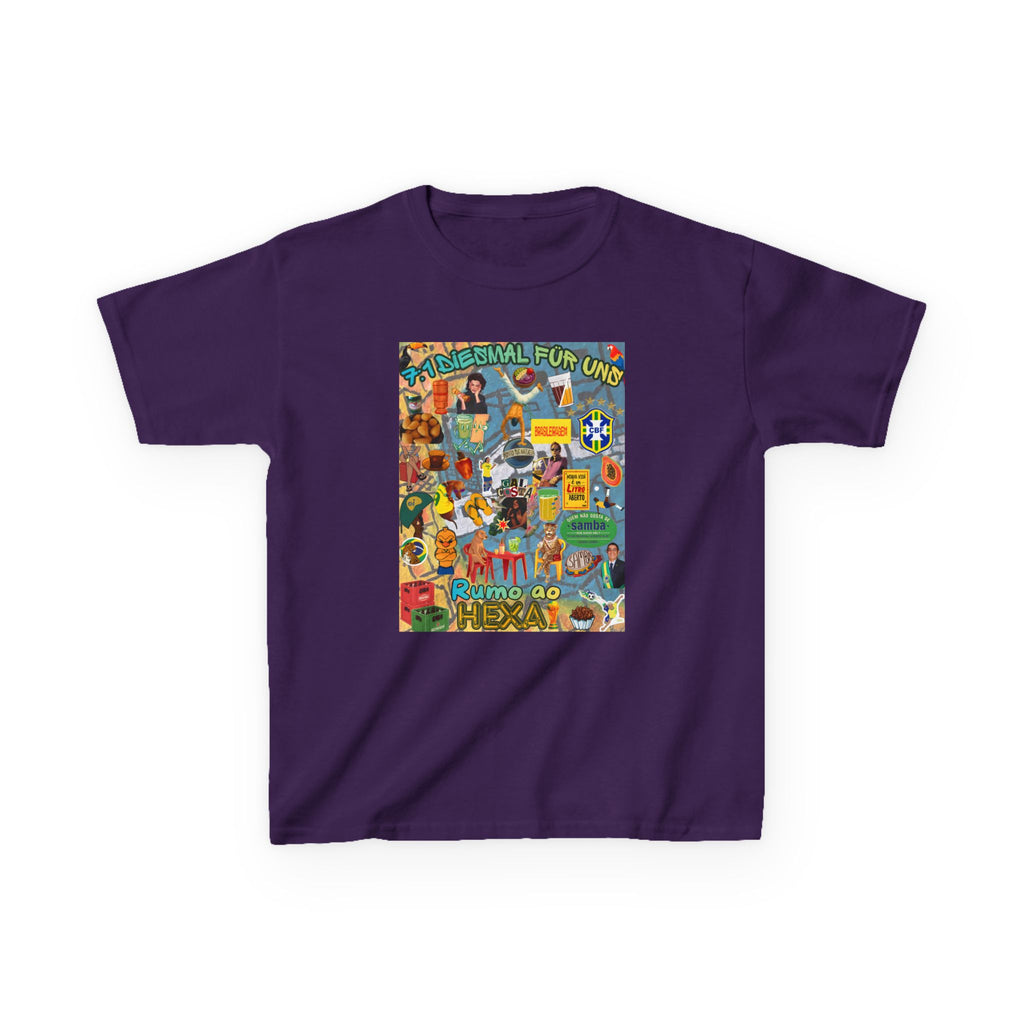 Unisex Kids 100% Algodão | Brasil x Alemanha